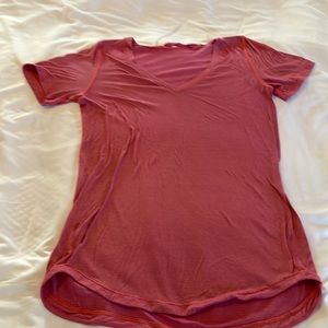 Lululemon pink v neck